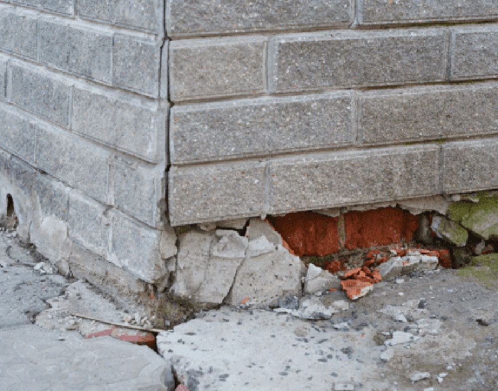 foundation slab crack repair